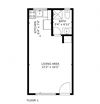 studio bedroom floor plan